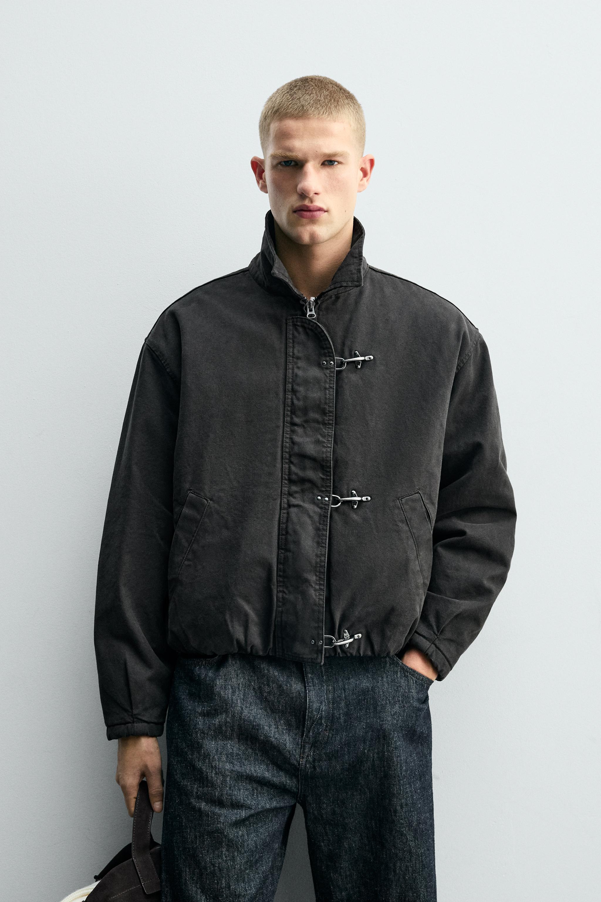 CROPPED FIT FIREMAN CLASP JACKET